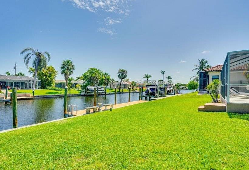 Canal Front Cape Coral Home: Pool, Screened Lanai!