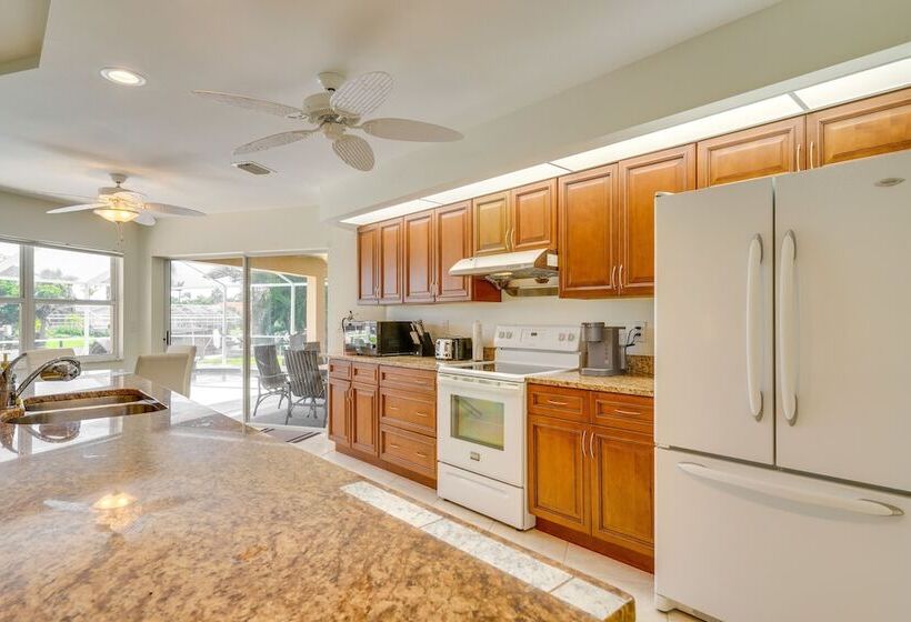 Canal Front Cape Coral Home: Pool, Screened Lanai!