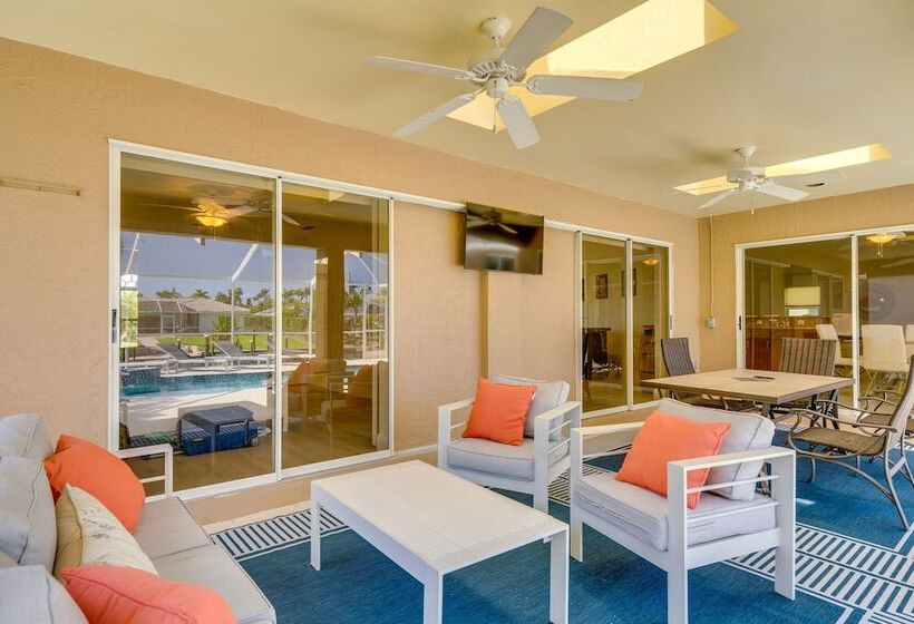 Canal Front Cape Coral Home: Pool, Screened Lanai!