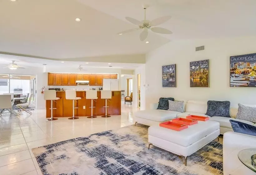 Canal Front Cape Coral Home: Pool, Screened Lanai!