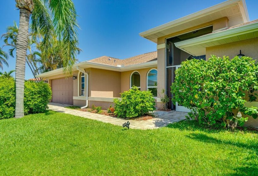 Canal Front Cape Coral Home: Pool, Screened Lanai!