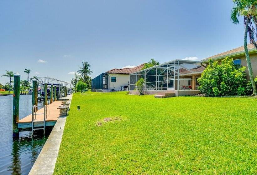 Canal Front Cape Coral Home: Pool, Screened Lanai!