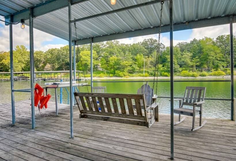 Kimberling City Home: Boat Slip & Lakefront Bliss!
