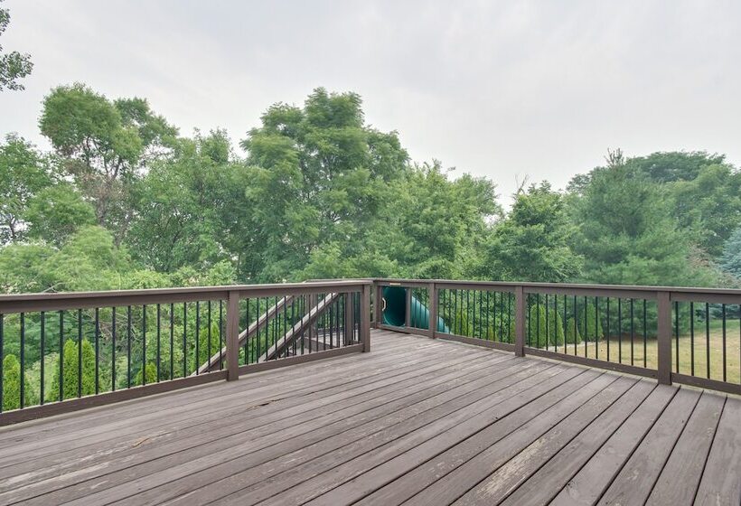 Prime Peoria Retreat W/ Deck & Fireplace!