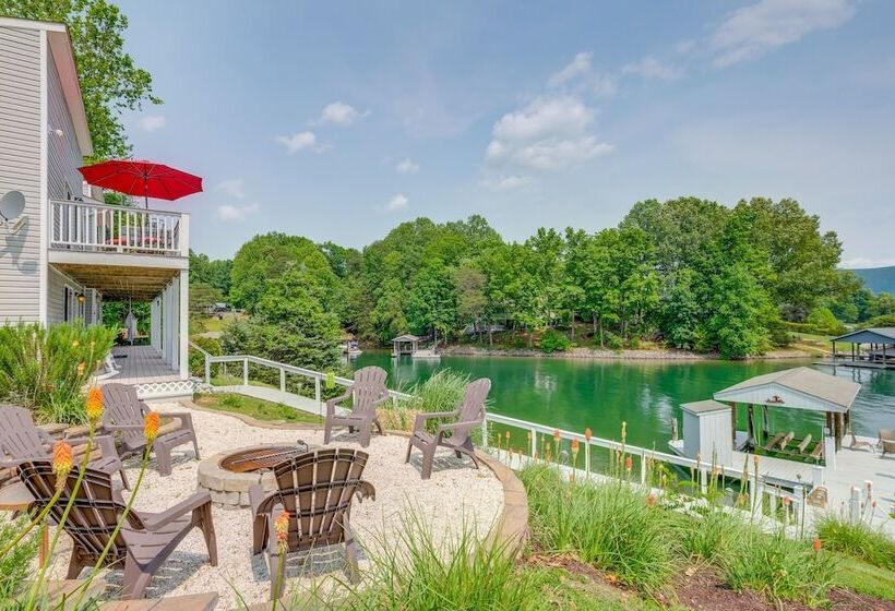 Waterfront Smith Mountain Lake Home W/ Dock!