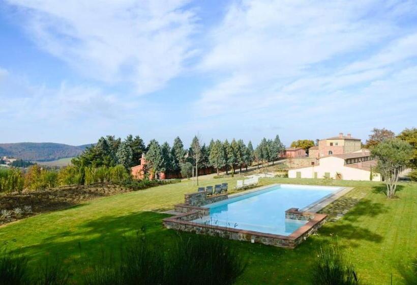 Luxury Resort With Swimming Pool In The Tuscan Countryside, Villas On The Ground Floor With Private