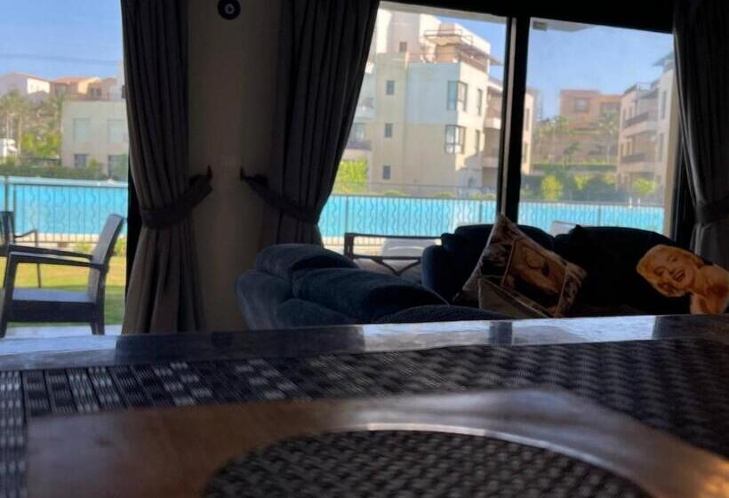 پانسیون Ground Chlat First Row Lagoon 2 Bedrooms At Blanca Marassi