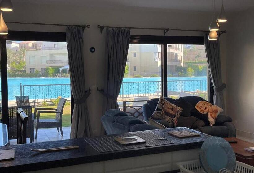 پانسیون Ground Chlat First Row Lagoon 2 Bedrooms At Blanca Marassi