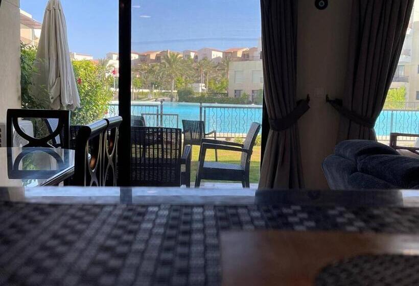 پانسیون Ground Chlat First Row Lagoon 2 Bedrooms At Blanca Marassi