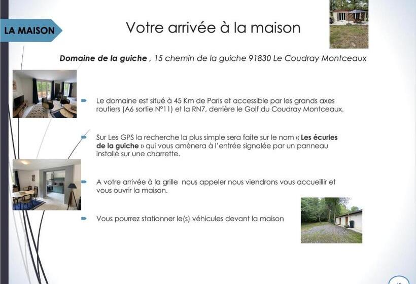بنسيون Maison Dans Parc Privé, Sports Et Loisirs Proche Golf Du Coudray Montceaux