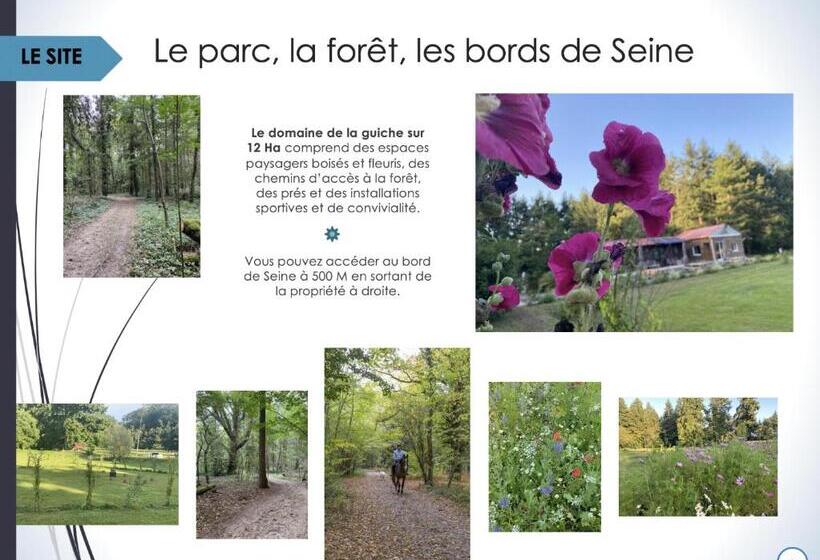 بنسيون Maison Dans Parc Privé, Sports Et Loisirs Proche Golf Du Coudray Montceaux