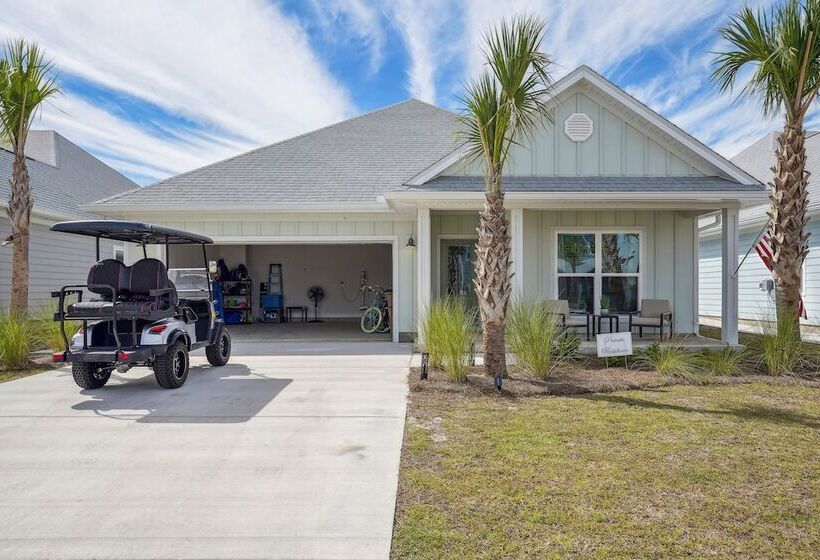 Port St Joe Escape W/ Golf Cart & Pool Access