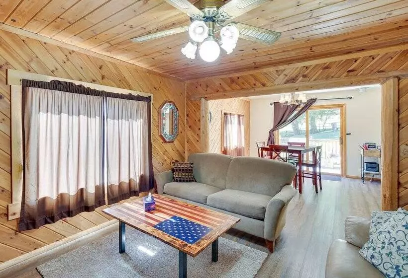 Lead Hideaway W/ Fireplace, Grill & Deck!