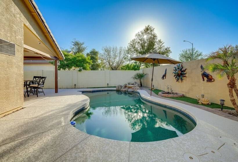 Oasis In Goodyear Heated Pool, Patio & Gazebo