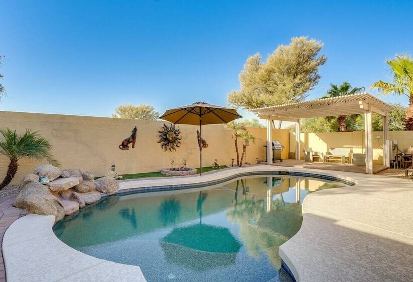 Oasis In Goodyear Heated Pool, Patio & Gazebo