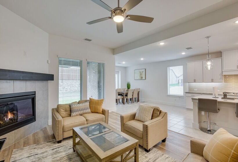 Pet Friendly Fate Home W/ Yard & Fireplace!