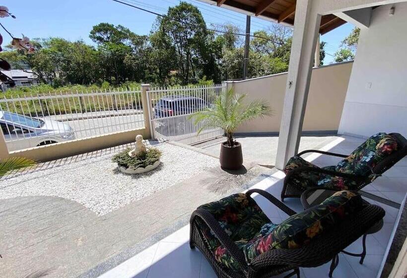 تختخواب و صبحانه Quarto 2 Hospedaria Orquídeas De Bombinhas Com Delicioso Café Da Manhã Incluso