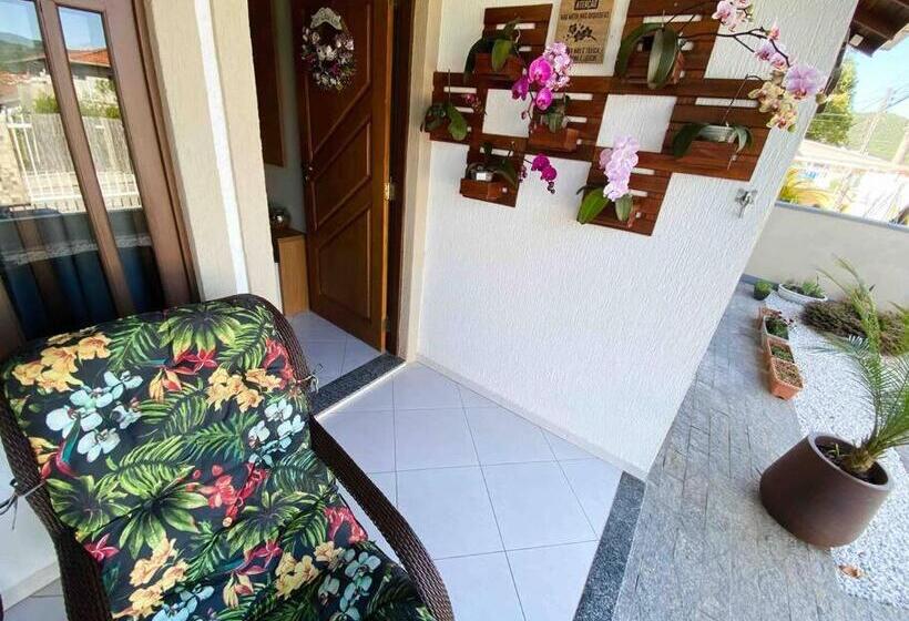 تختخواب و صبحانه Quarto 2 Hospedaria Orquídeas De Bombinhas Com Delicioso Café Da Manhã Incluso