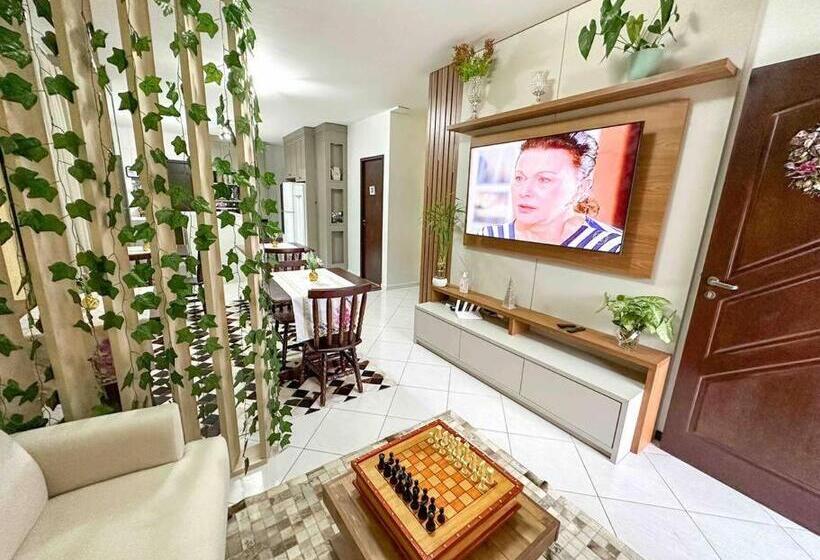 تختخواب و صبحانه Quarto 2 Hospedaria Orquídeas De Bombinhas Com Delicioso Café Da Manhã Incluso