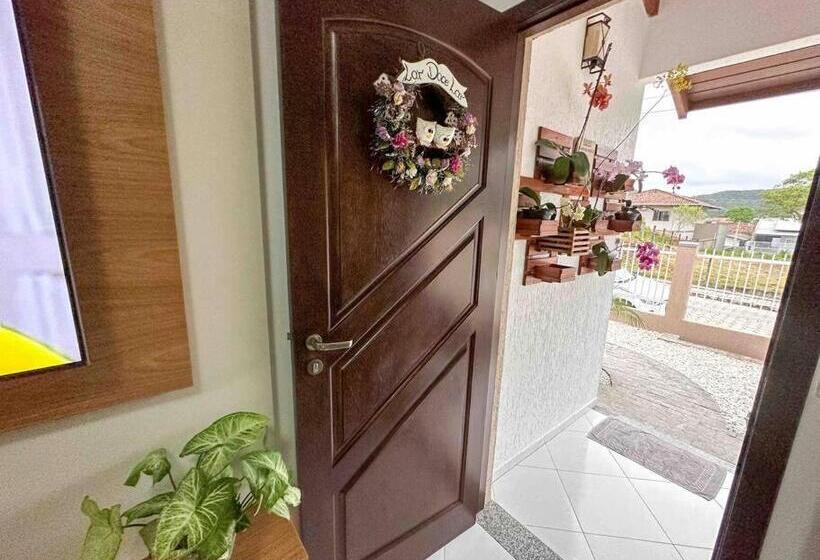 تختخواب و صبحانه Quarto 3 Hospedaria Orquídeas De Bombinhas Com Delicioso Café Da Manhã Incluso