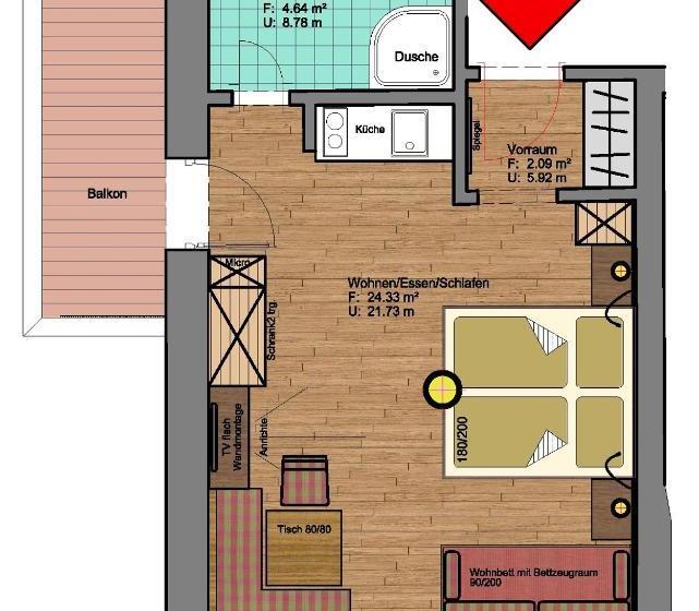 ホテル Rofan Appartements