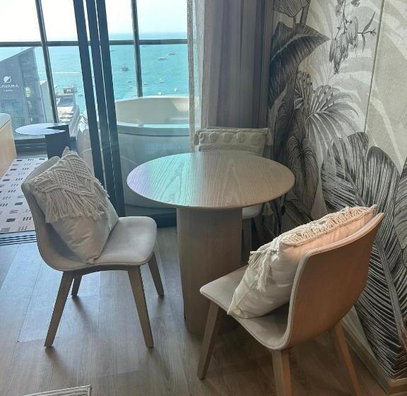 503 Edge芭提雅25层正海景大二房二厅二卫, 沙滩+步行街+购物中心