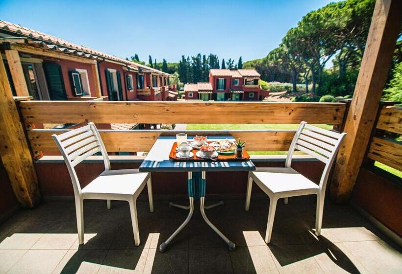 Isa Residence With Private Beach In Albinia, Just 100 Meters From The Sea, Apartments With Air Condi