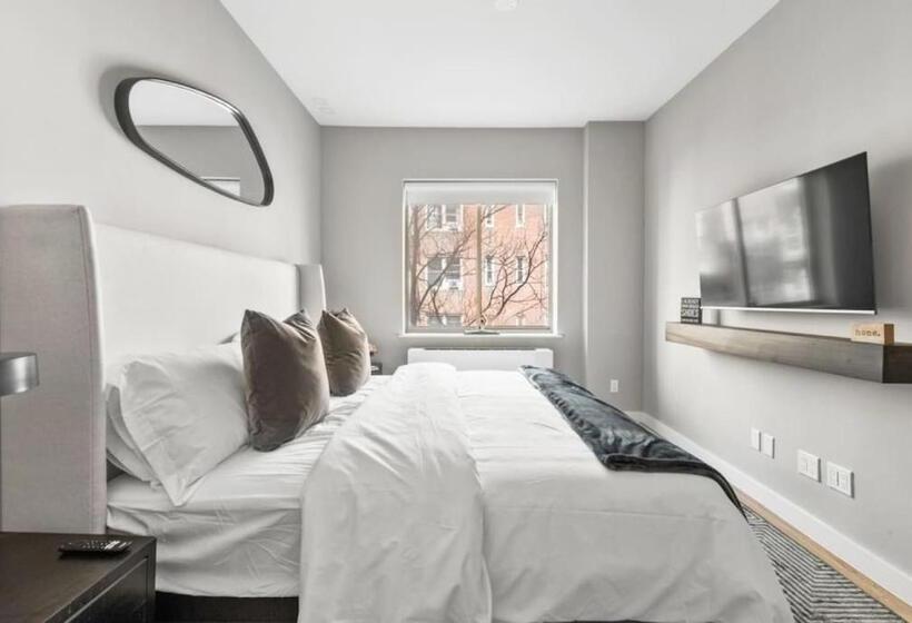 호텔 Top Notch 2br Suite Minutes To Central Park