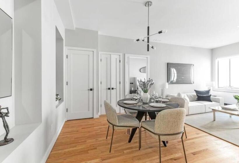 호텔 Top Notch 2br Suite Minutes To Central Park