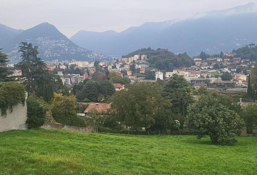 膳宿费 Lugano, Stanza A Breganzona