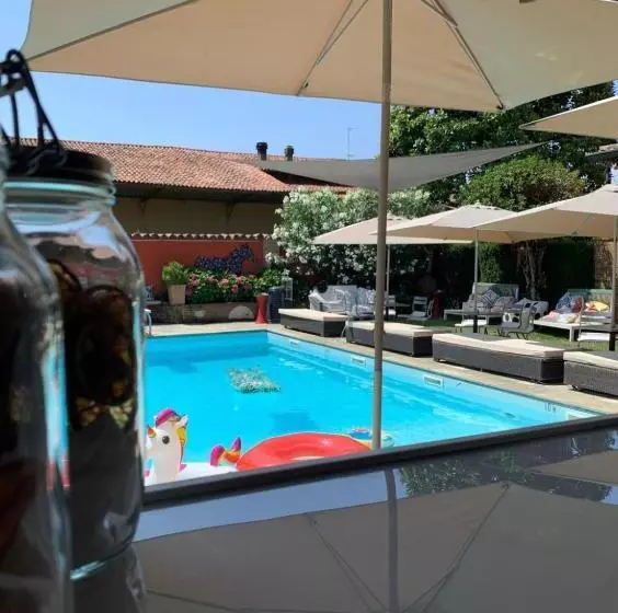 ペンション B&b Villa La Canonica A Padernello