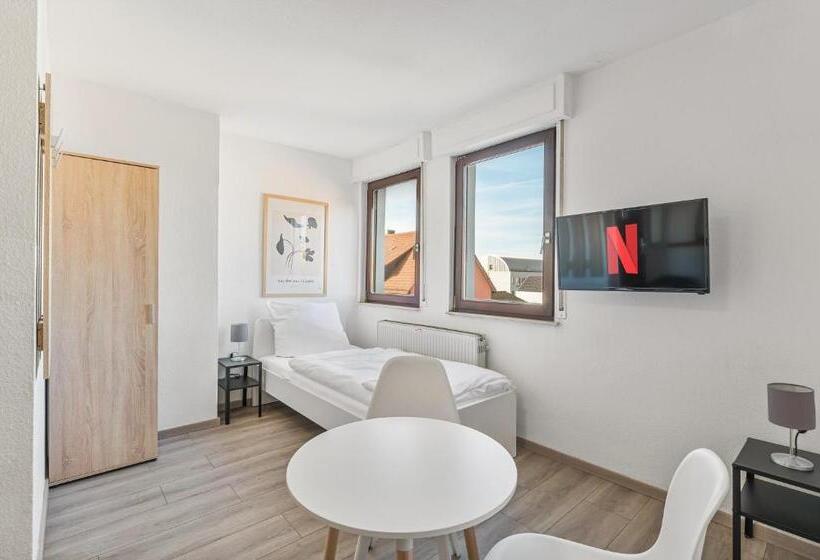 酒店 Home2stay Apartmenthaus Heilbronn City Kitchen Parking Highspeed Wifi Washroom