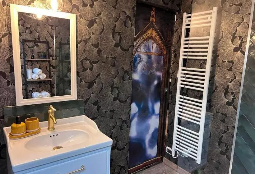 Aamiaismajoitus (B&B) Le Terrier, Chambre D Hôte à Thème Le Sorcier à Lunettes