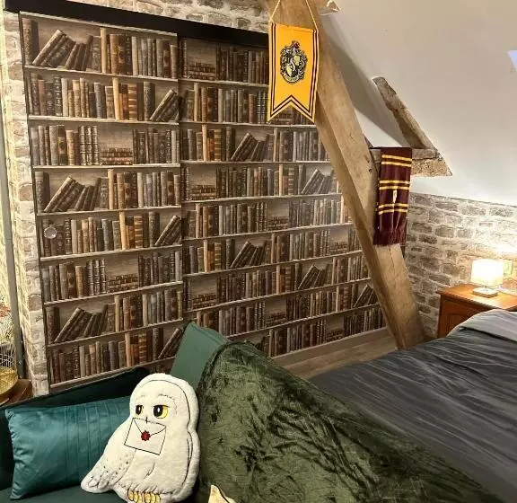 Aamiaismajoitus (B&B) Le Terrier, Chambre D Hôte à Thème Le Sorcier à Lunettes