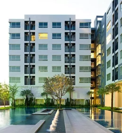 Hotelli D Condo Rattanathibet ดีคอนโด รัตนาธิเบศร์