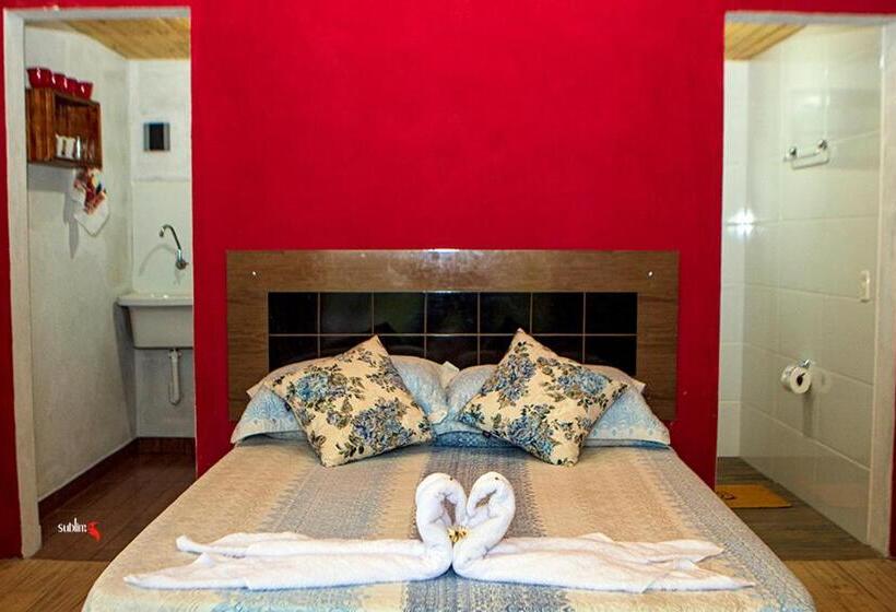 فندق صغير Pousada E Restaurante Além Das Nuvens