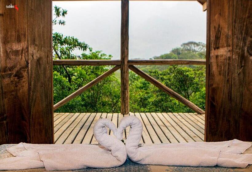 فندق صغير Pousada E Restaurante Além Das Nuvens