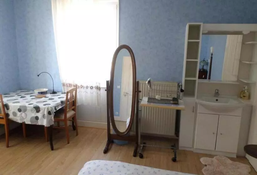 ペンション Chambre Individuelle à Lit Double Dans Une Maison De Maître De 1904