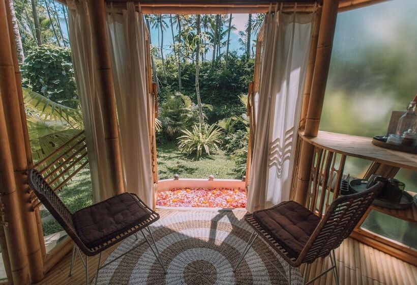 Bed and Breakfast Hideout Eco Bamboo House Bali