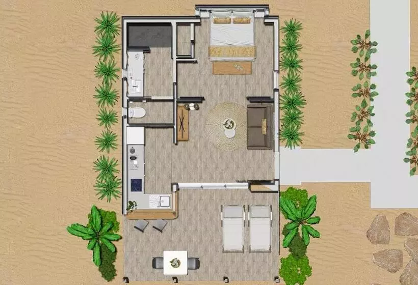 هتل Niu Beach Hôtel Moorea