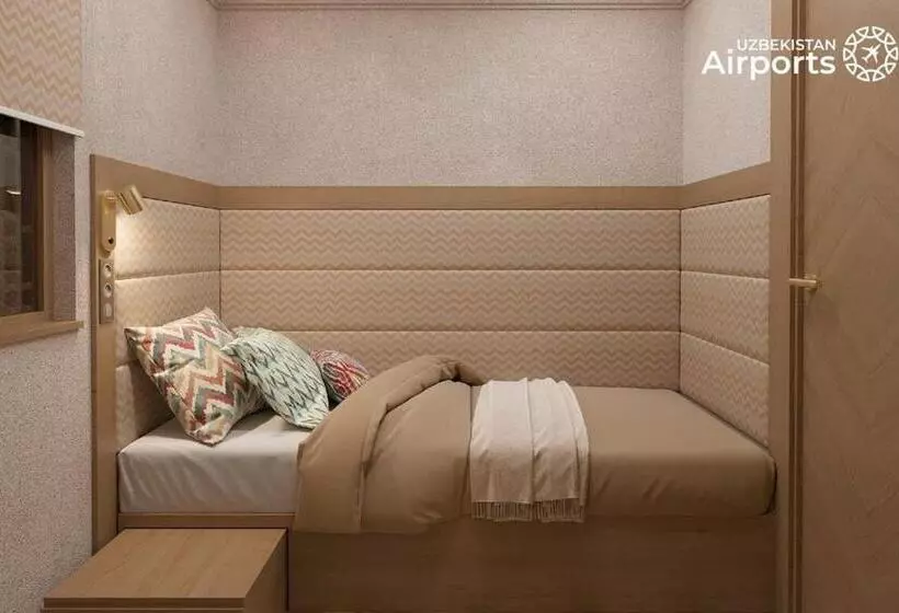 هتل کپسول Qo Noq Tashkent Airport Hotel Sleep Lounge & Showers, Terminal 2   Transit Only