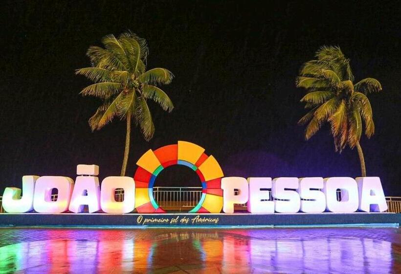 Apart Hotel Em Tambaú Super Central Com Vista Mar Ap.113