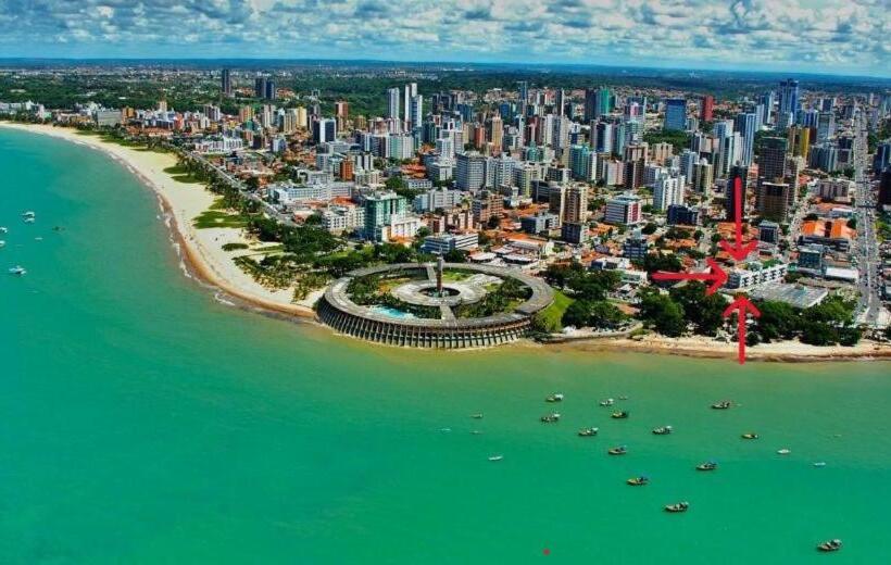 Apart Hotel Em Tambaú Super Central Com Vista Mar Ap.113