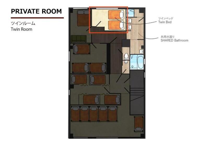 בית מלון כפרי The Stay Wakkanai Vacation Stay 40679v