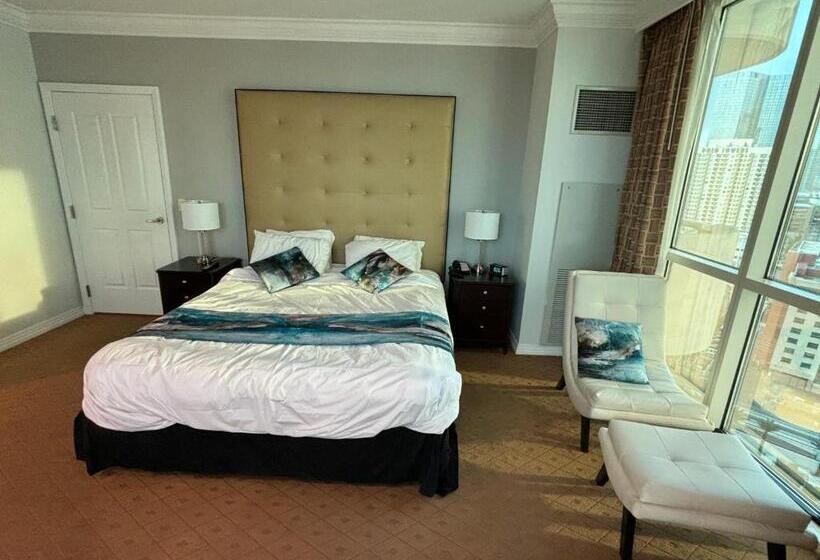 Panorama Vista Suite 1br 2ba, Full Kitchen, Strip View, Balcony, Corner Unit