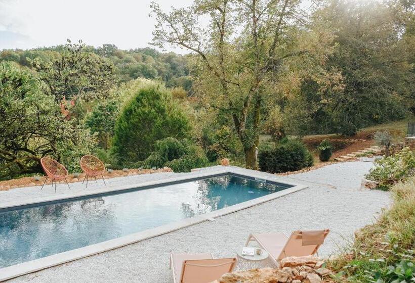 مبيت وإفطار Maison Cistus Maison D Hôtes De Charme Suites Et Gîte Avec Terrasses Privées Proche De Sarlat