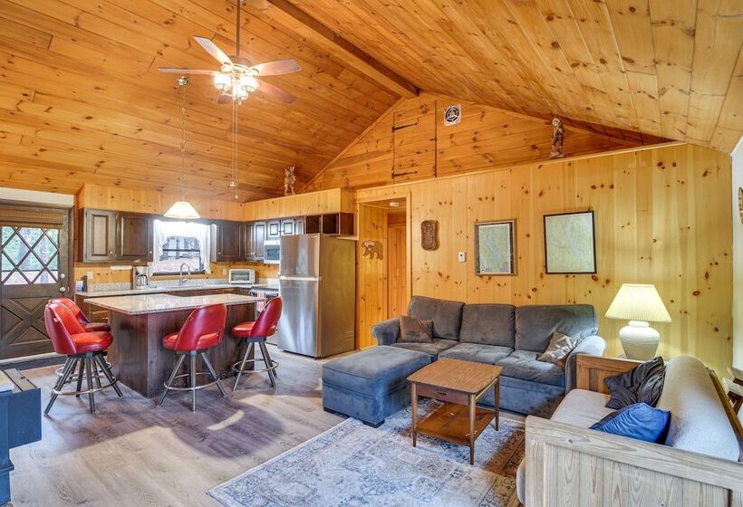 Cozy Thompson Lake Cabin W/ Boat Dock & Launch