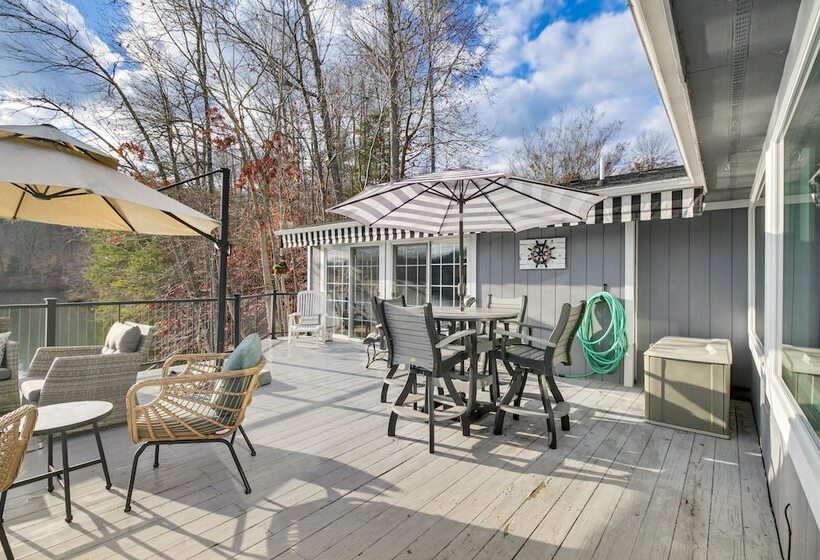 Unique Smith Mountain Lake Home Over Water W/ Dock