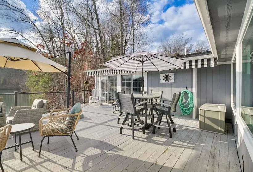 Unique Smith Mountain Lake Home Over Water W/ Dock