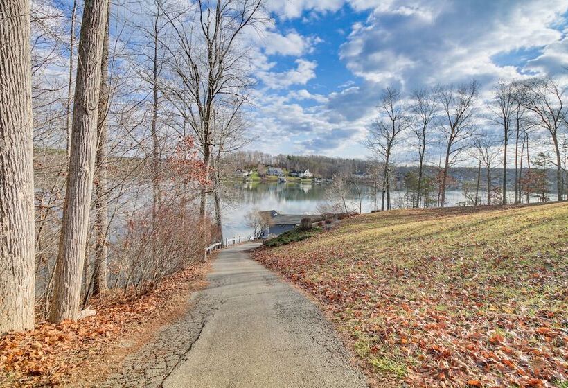 Unique Smith Mountain Lake Home Over Water W/ Dock